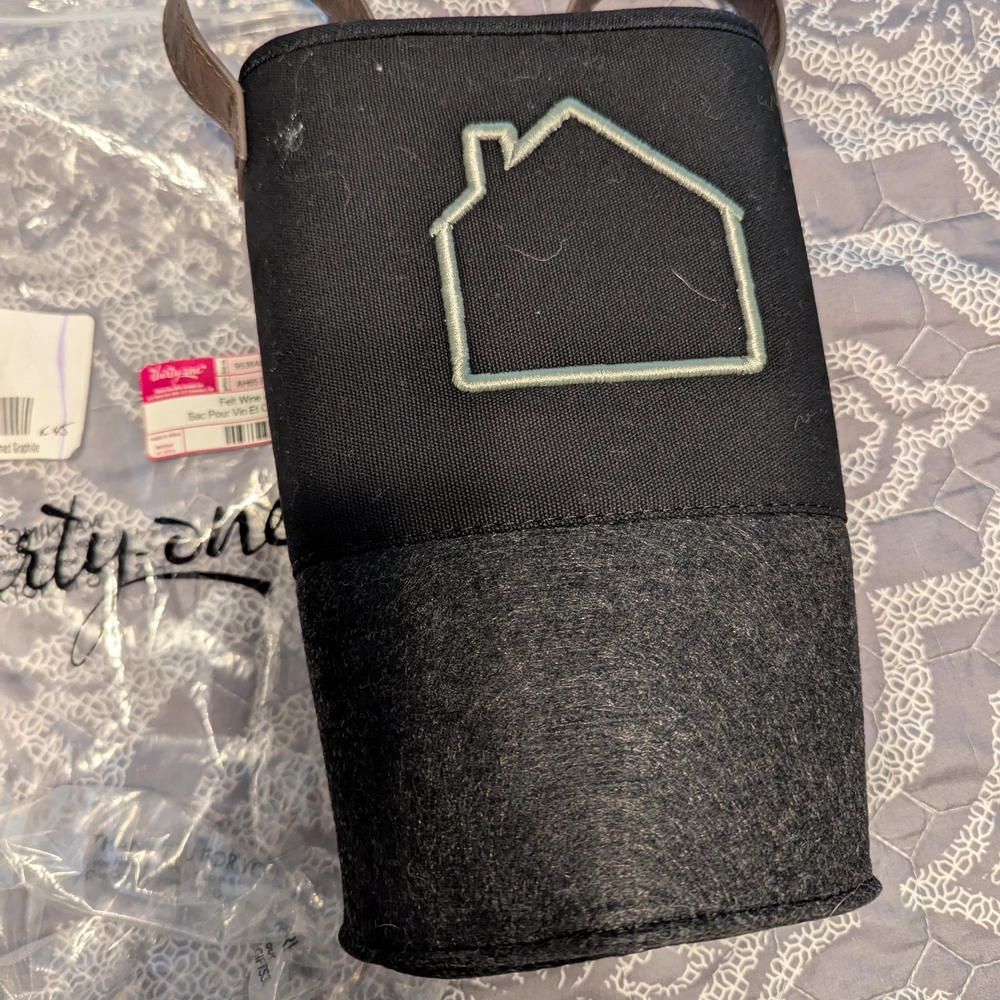 Thirty-One Black Bag with Brushed Graphite Logo